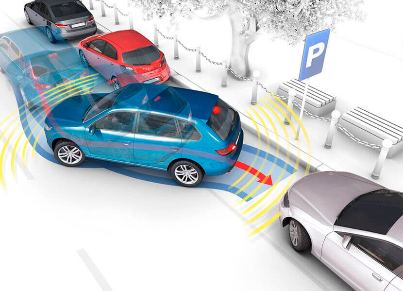 RCTA: Rear Cross Traffic Alert, система предупреждения боковых столкновений при движении задним ходом